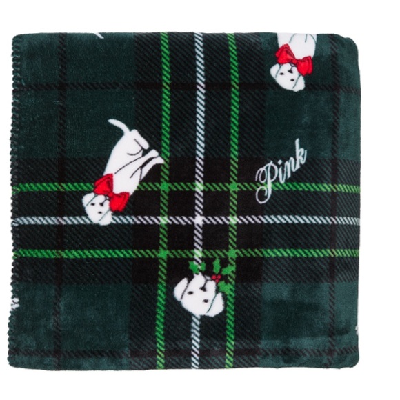 Pink VS Sherpa blanket new - Picture 2 of 2